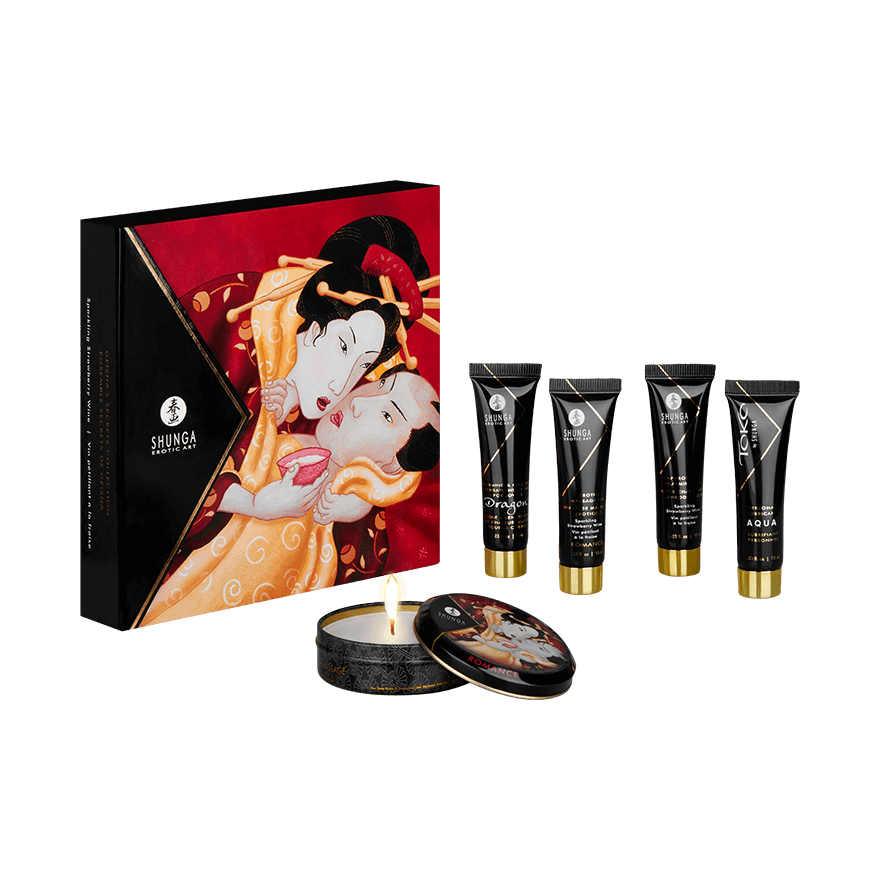 Geishas Secrets - Strawberry, 5 Teile Dessous online kaufen