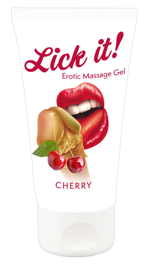 Gel “Erotic Massage Gel Cherry“ mit Kirsch-Aroma Drogerie online kaufen