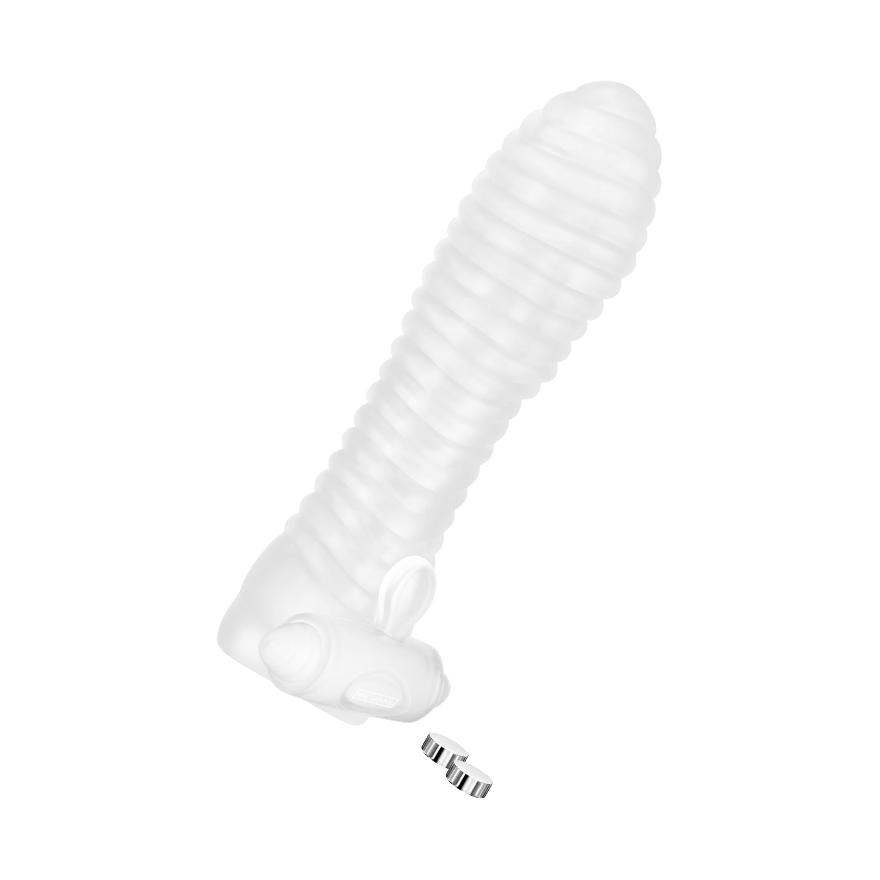 Gerillte Penishülle mit Reizer, 12,5cm Sonstige Erotikartikel online kaufen