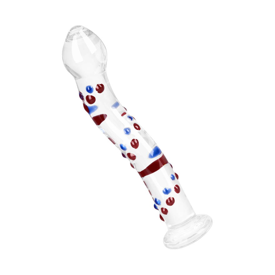 Geschwungener Glasdildo M, 19 cm Sex-Spielzeuge online kaufen