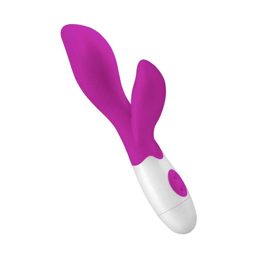 Geschwungener Silikonrabbit, 20cm Vibrator online kaufen