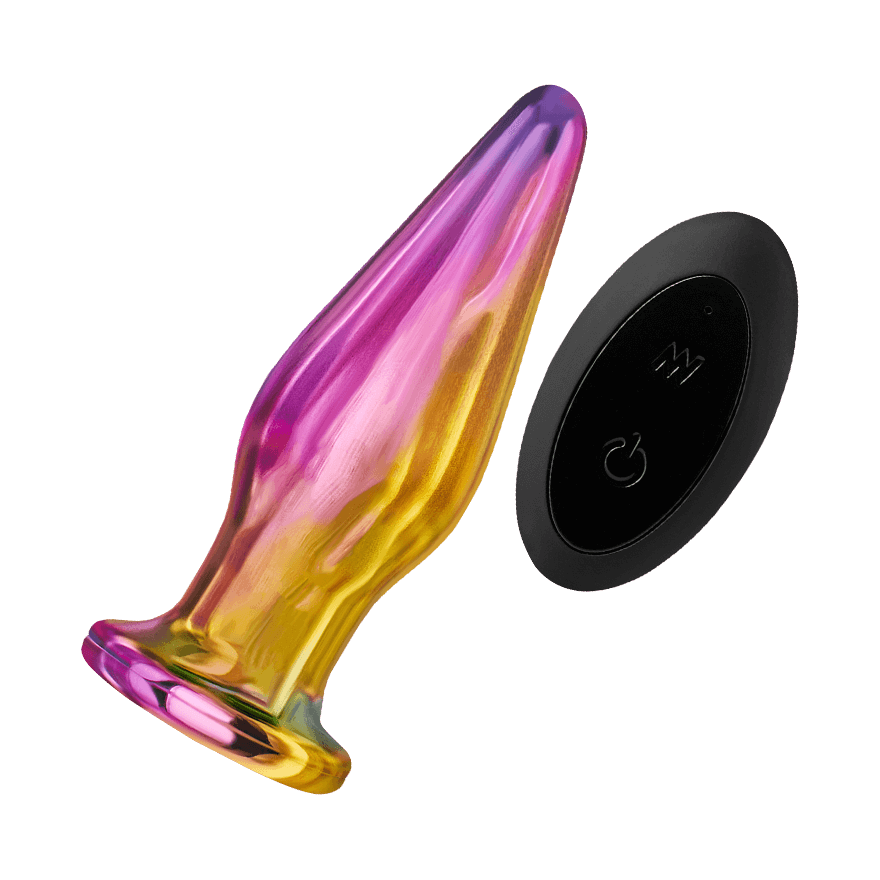 Glamour Glass - Remote Vibe Tapered Plug, 12,5 cm Vibrator online kaufen