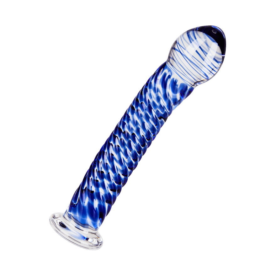 Glasdildo mit breiter Basis, 17,5 cm Sex-Spielzeuge online kaufen