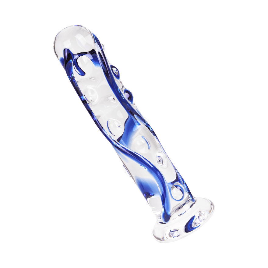 Glasdildo mit Noppen, 16 cm Sex-Spielzeuge online kaufen