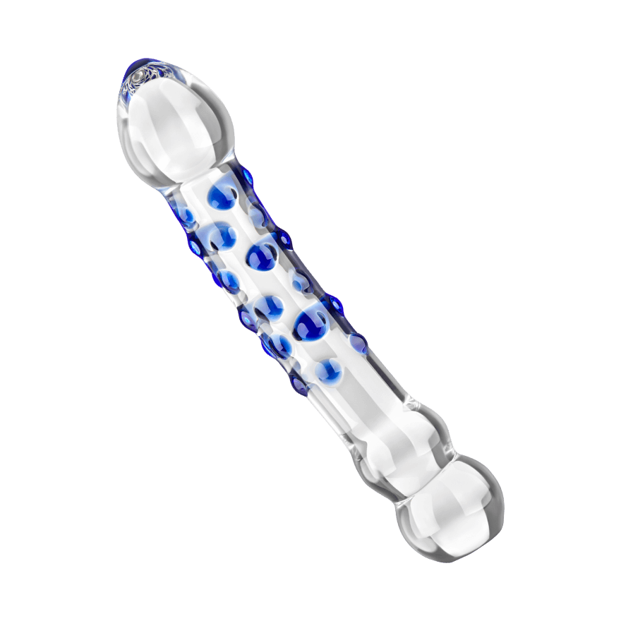 Glasdildo mit Noppen, 19,5cm Sex-Spielzeuge online kaufen