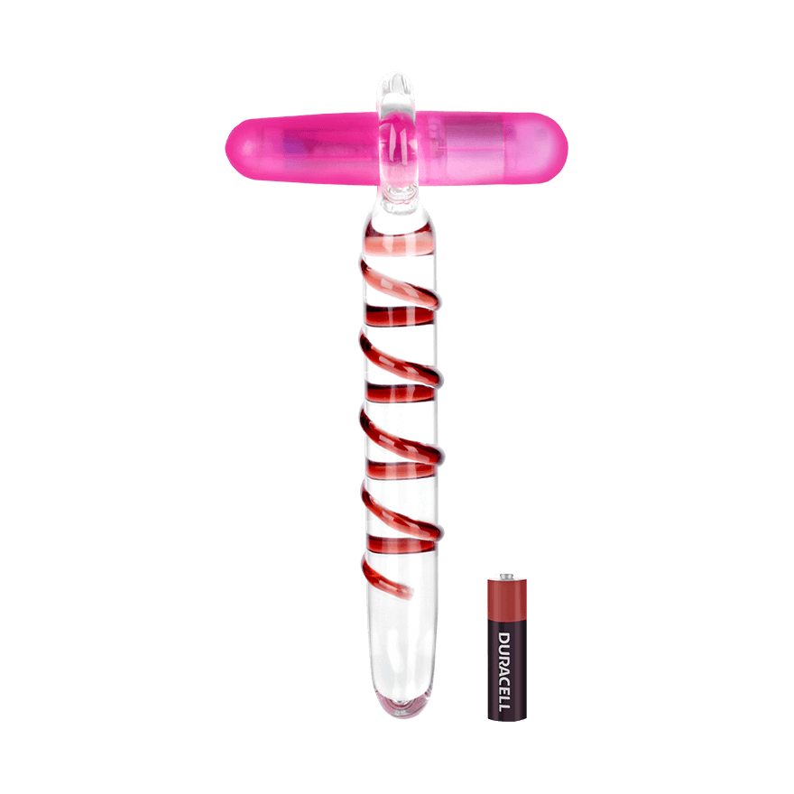 Glasvibrator mit Spiralstruktur, 20,5cm Vibrator online kaufen Glasvibrator mit Spiralstruktur, 20,5cm Vibrator online kaufen