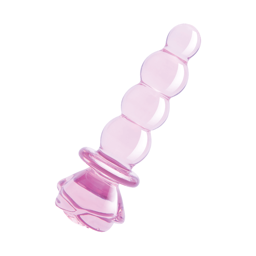 Glaze Glass - Rosebud Beaded Plug, 14 cm Sex-Spielzeuge online kaufen Glaze Glass - Rosebud Beaded Plug, 14 cm Sex-Spielzeuge online kaufen