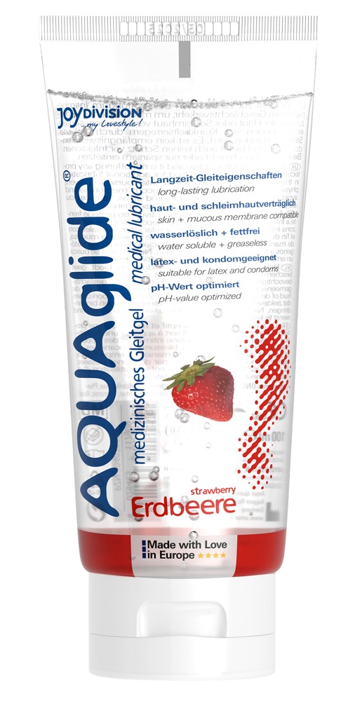 Gleitgel „AQUAglide Erdbeere“, 100 ml Drogerie online kaufen