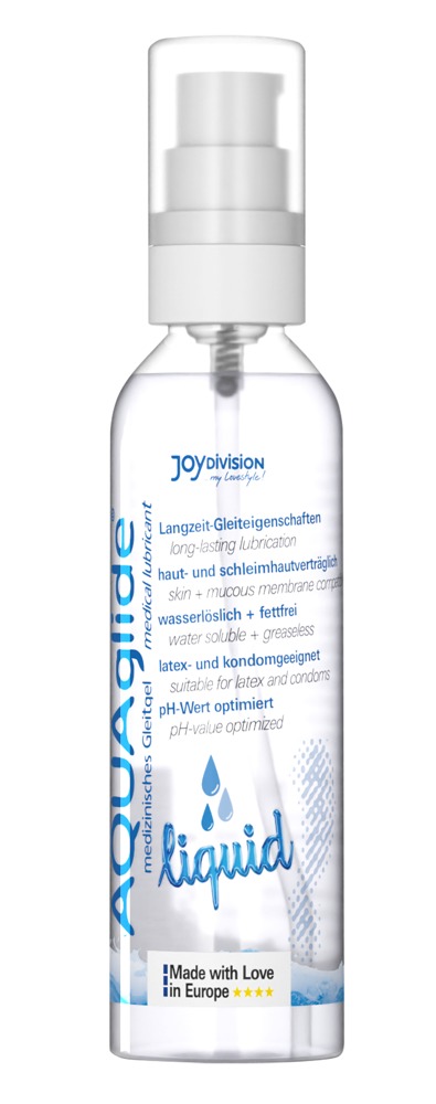 Gleitgel „AQUAglide liquid“ mit neuartiger Konsistenz Drogerie online kaufen