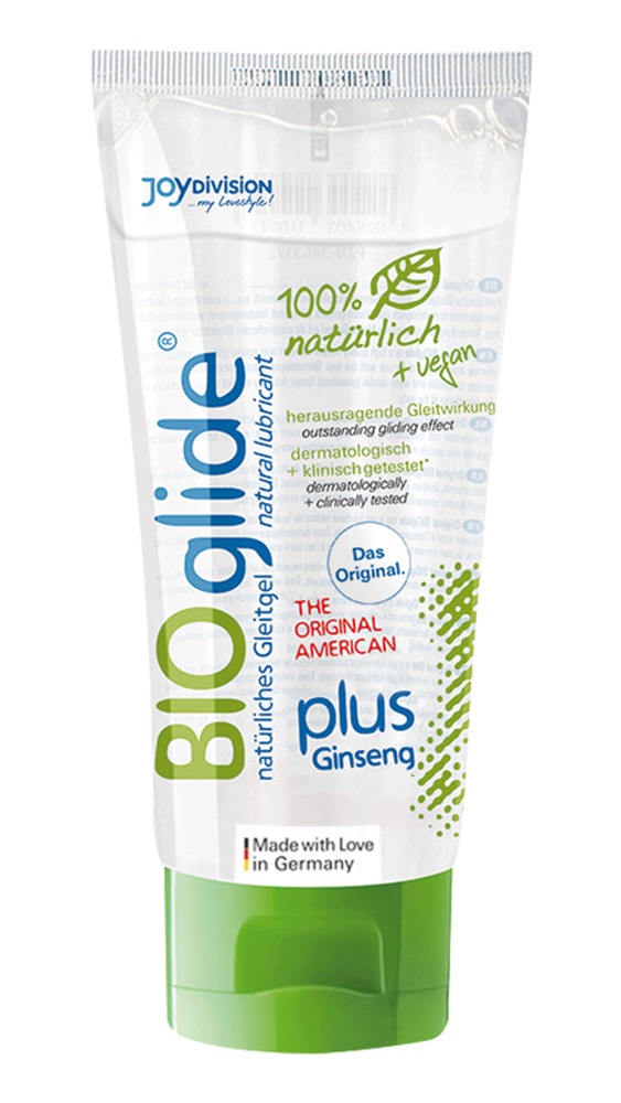 Gleitgel „BIOglide plus Ginseng“, made in Germany Drogerie online kaufen Gleitgel „BIOglide plus Ginseng“, made in Germany Drogerie online kaufen