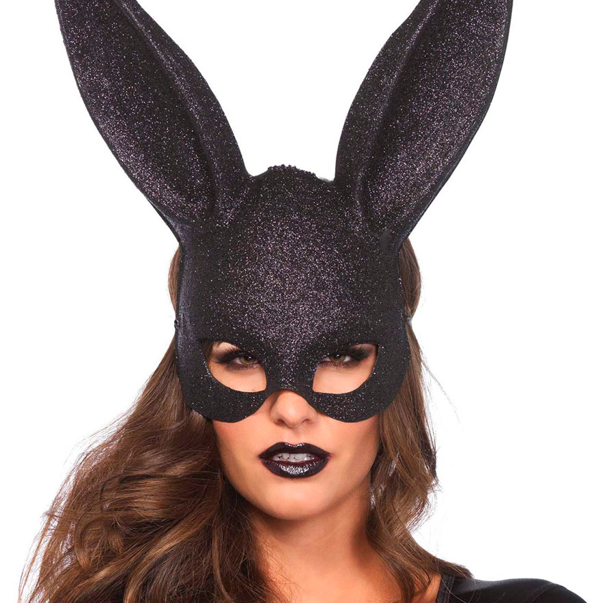 Glitzernde Hasenohr-Maske BDSM online kaufen
