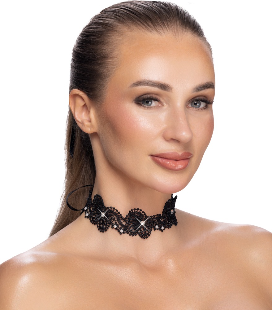 Halsband aus Stickerei in Spitzenoptik Dessous online kaufen