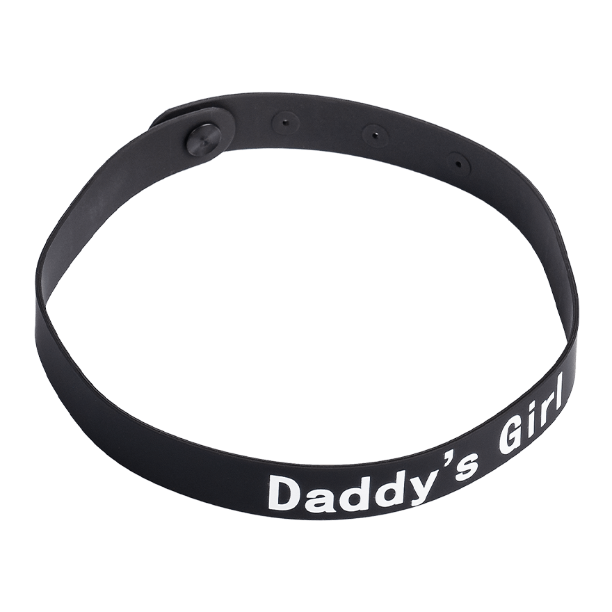 Halsband mit Aufschrift DADDYS GIRL BDSM online kaufen