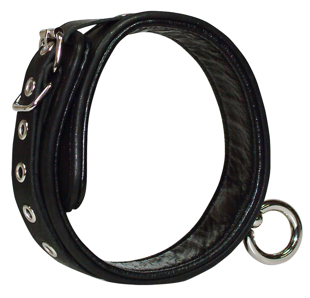 Halsfessel aus schwarzem Echtleder, mit Ring der O, verstellbar mit Schnallenverschluss Fetisch online kaufen Halsfessel aus schwarzem Echtleder, mit Ring der O, verstellbar mit Schnallenverschluss Fetisch online kaufen