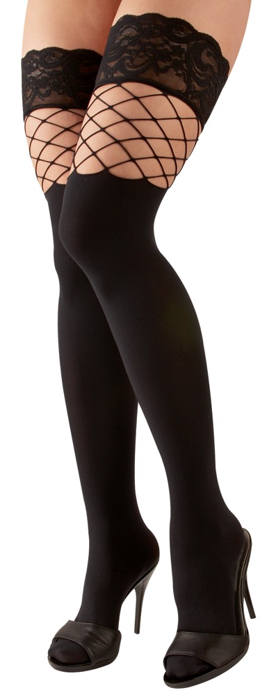 Halterlose Strümpfe im 2-in-1-Look Dessous online kaufen