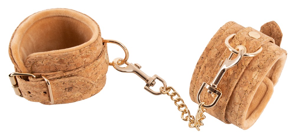 Handfessel „Cuffs Cork“ aus natürlichem Kork, vegan und nachhaltig Fetisch online kaufen