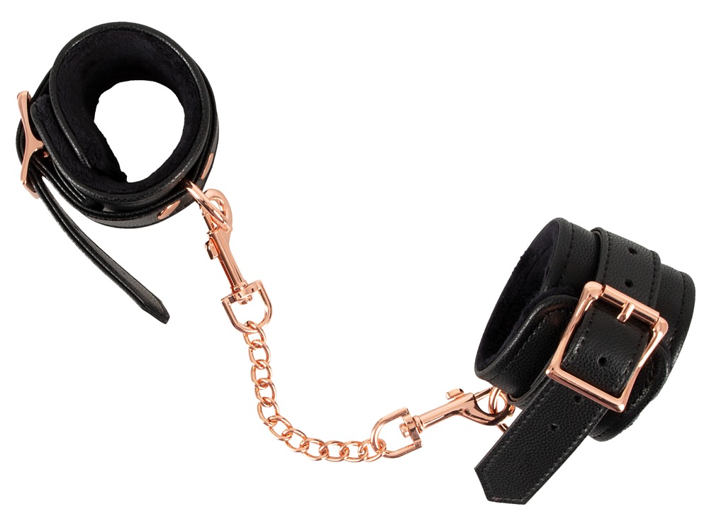 Handfessel in edler stylischer Leder-Optik Fetisch online kaufen