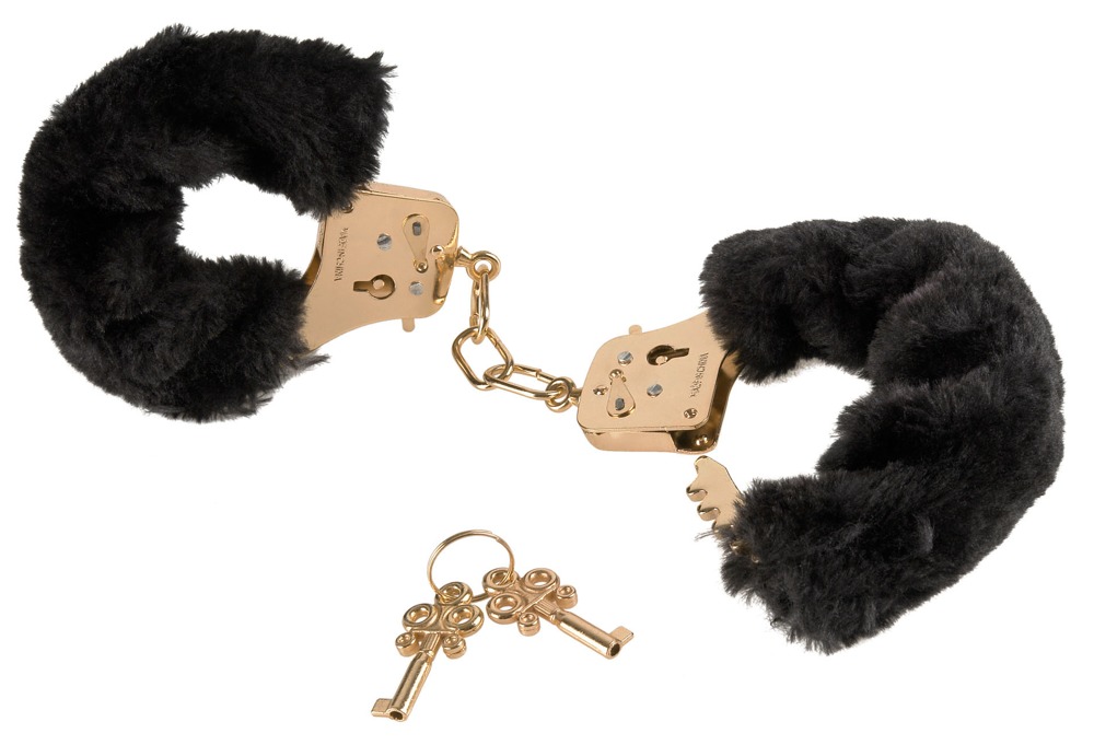 Handschellen „Deluxe Furry Cuffs“, mit Plüsch Fetisch online kaufen