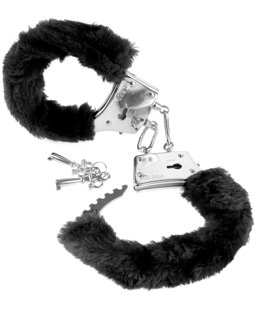 Handschellen mit Plüsch „Beginners Furry Cuffs“, mit Sicherheitsbügel Fetisch online kaufen