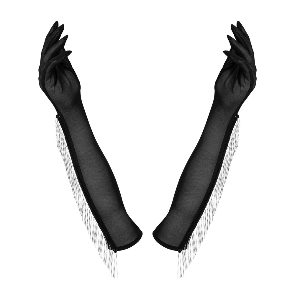 Handschuhe „Milladis“ mit Kettchen-Fransen Dessous online kaufen