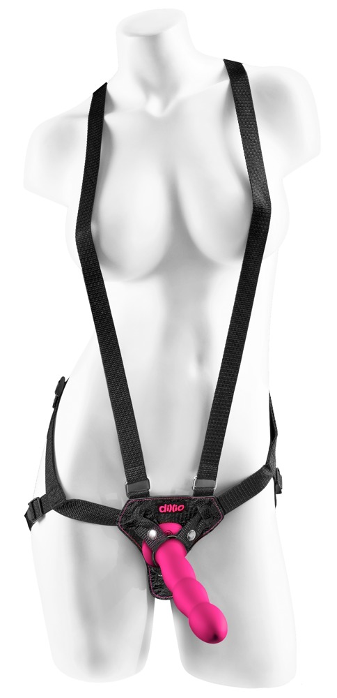 Harness „6“ strap-on suspender harness set“, 19 cm Sex-Spielzeuge online kaufen