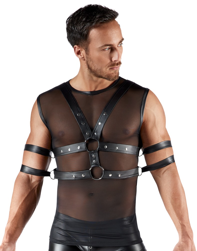 Harness-Shirt inklusive 4 Hand-/Armfesseln Dessous online kaufen