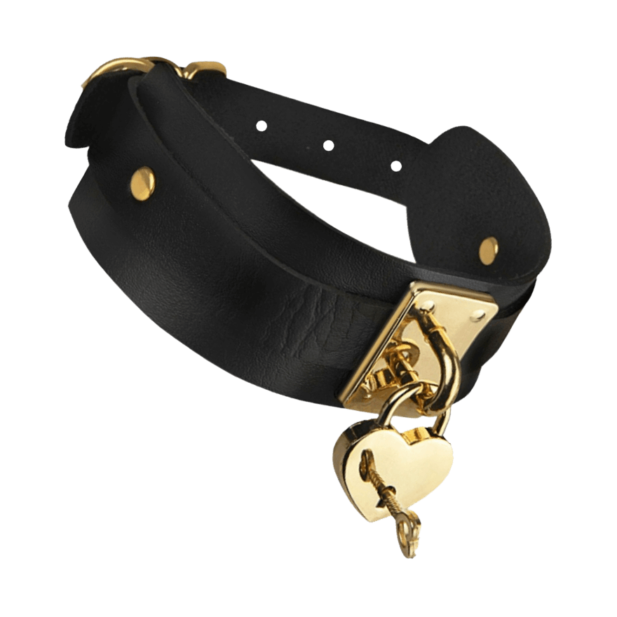 Heart-Lock-Key Collar BDSM online kaufen
