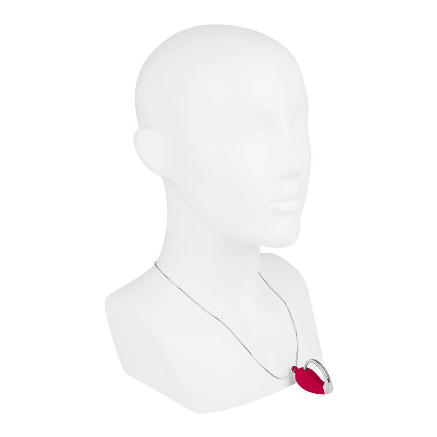 Herzförmiger Minvibrator mit Halskette, 4,8 cm Vibrator online kaufen