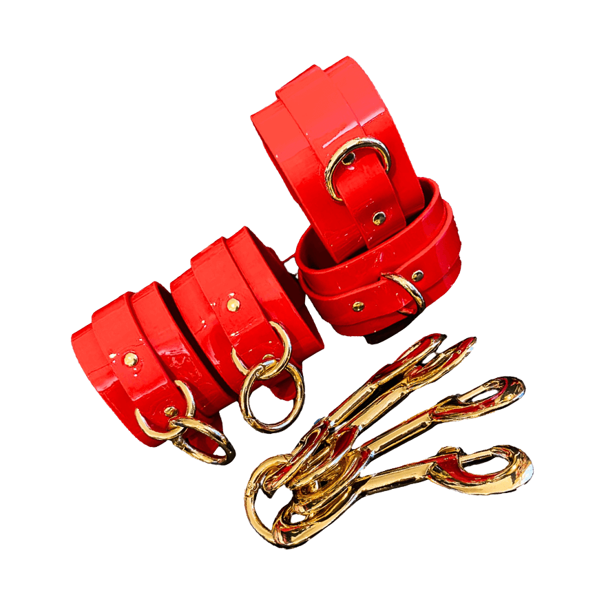 High Gloss Bondage Hogtie & Cuffs BDSM online kaufen