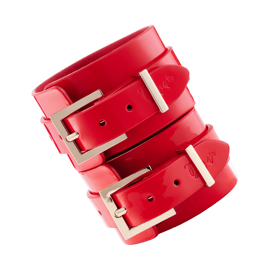 High Gloss Bondage Wrist Cuffs BDSM online kaufen