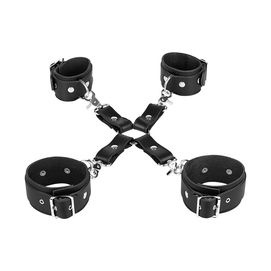 Hogtie-Set mit Hand- und Fußfesseln BDSM online kaufen