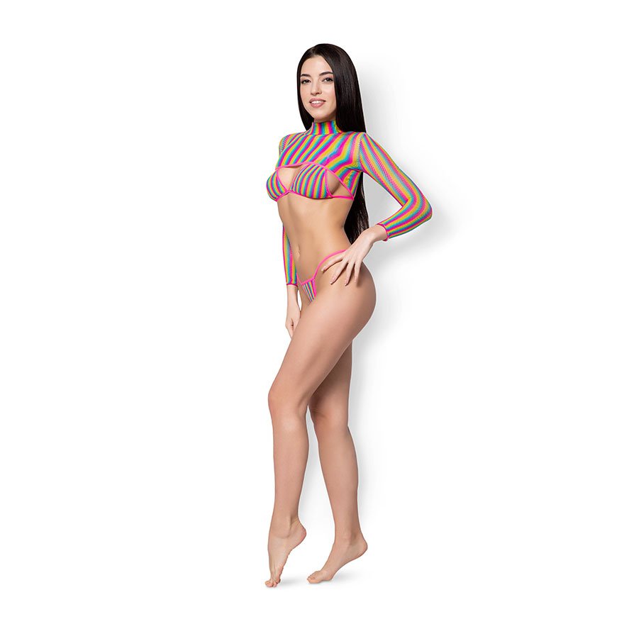 Industruial Net Bikini, 3Teile Dessous online kaufen