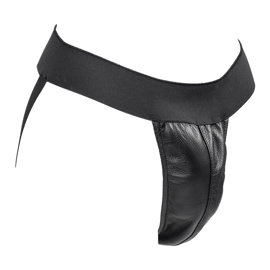 Jock Strap mit Lederklappe Dessous online kaufen
