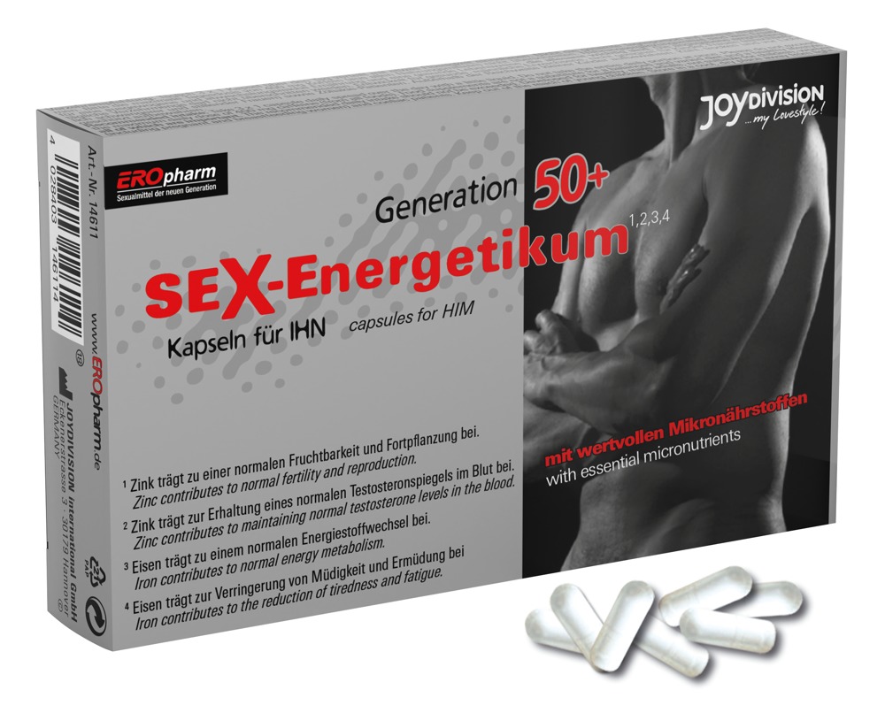 Kapseln „Sex-Energetikum“, Nahrungsergänzungsmittel Drogerie online kaufen