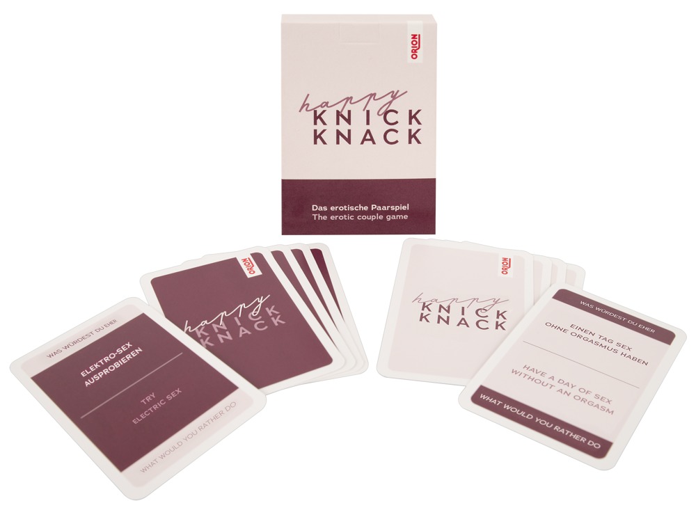 Kartenspiel „happy Knick Knack“ für Paare Sonstige Erotikartikel online kaufen