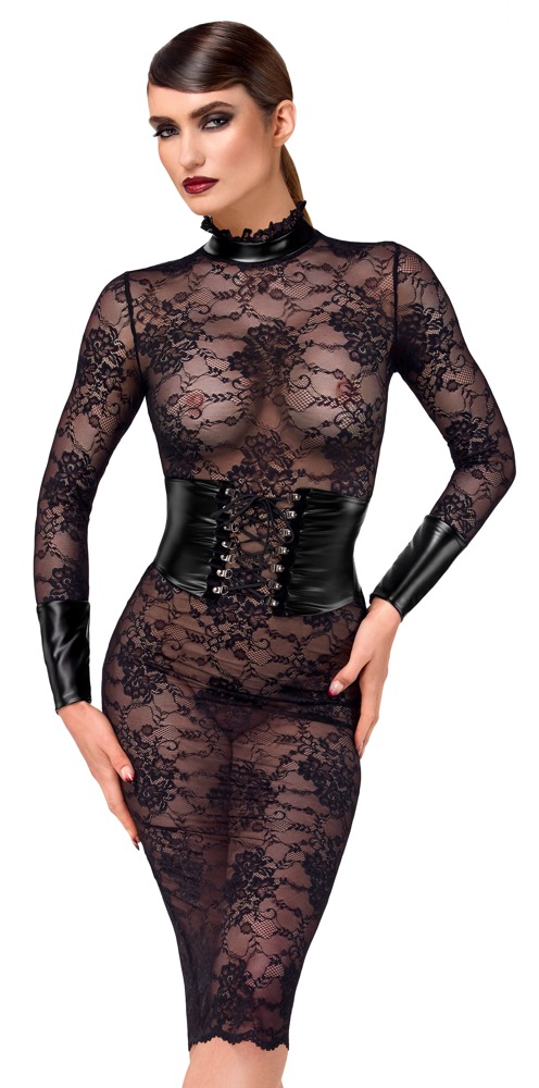 Kleid „Kink Royal“ aus elastischer Spitze Dessous online kaufen