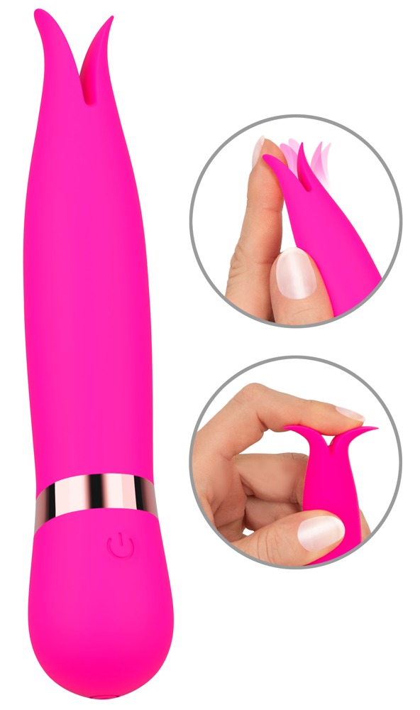 Klitorisvibrator mit flexibler Doppelspitze Vibrator online kaufen
