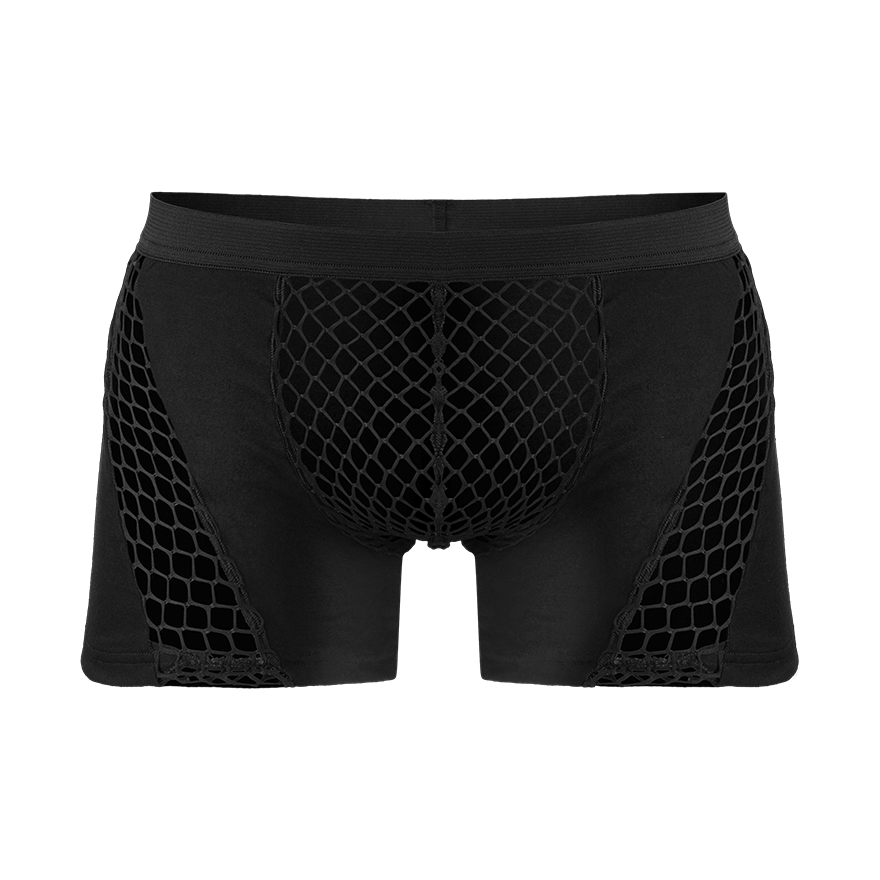 Knappe Shorts mit Netzeinsätzen Dessous online kaufen