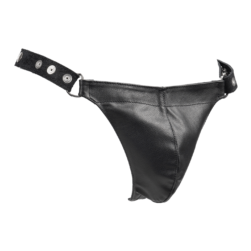 Knapper Leder-String Dessous online kaufen Knapper Leder-String Dessous online kaufen