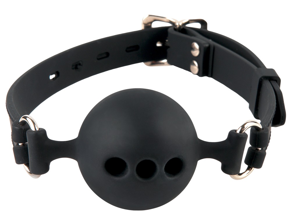 Knebel „Silicone Breathable Ball Gag Small“, aus Silikon Fetisch online kaufen