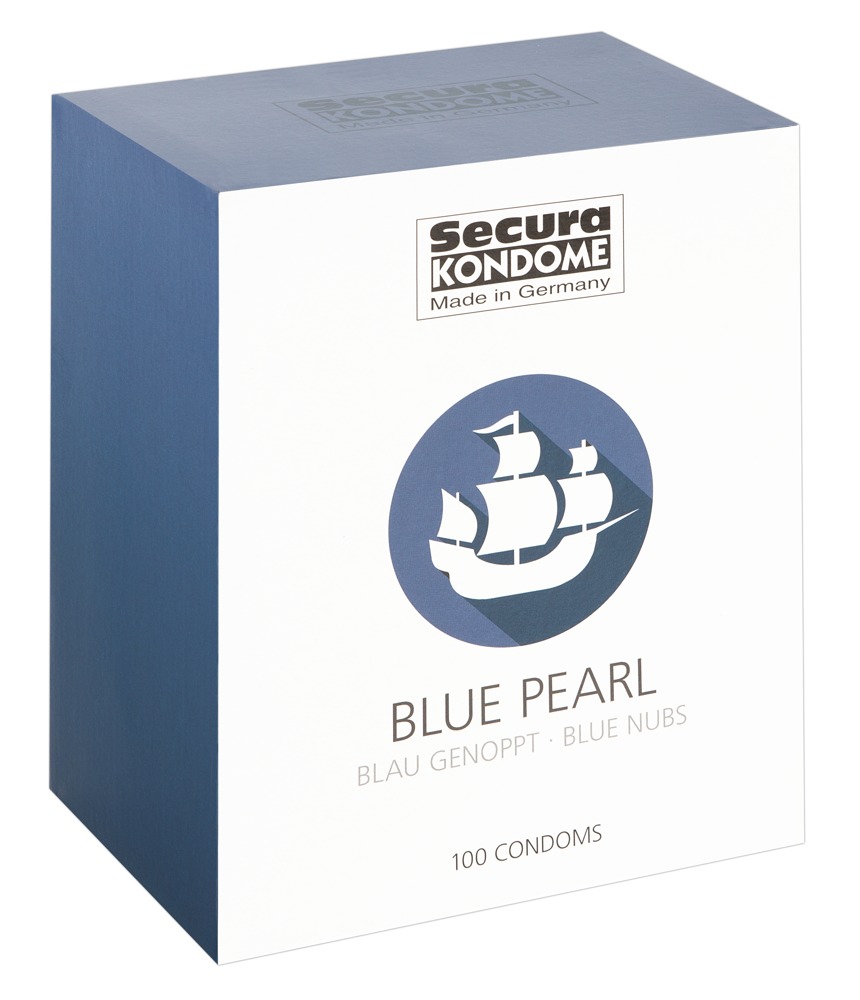 Kondome "Blue Pearl" mit Stimulationsnoppen Drogerie online kaufen