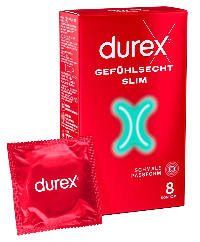 Kondome „Gefühlsecht Slim“, schlankere Passform Drogerie online kaufen Kondome „Gefühlsecht Slim“, schlankere Passform Drogerie online kaufen