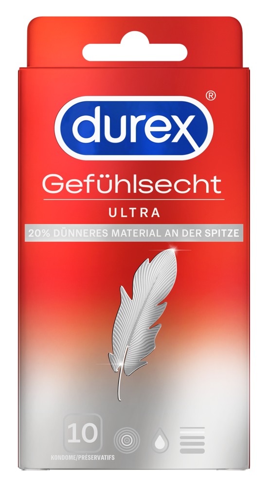 Kondome „Gefühlsecht Ultra“, 20% dünner an der Spitze Drogerie online kaufen