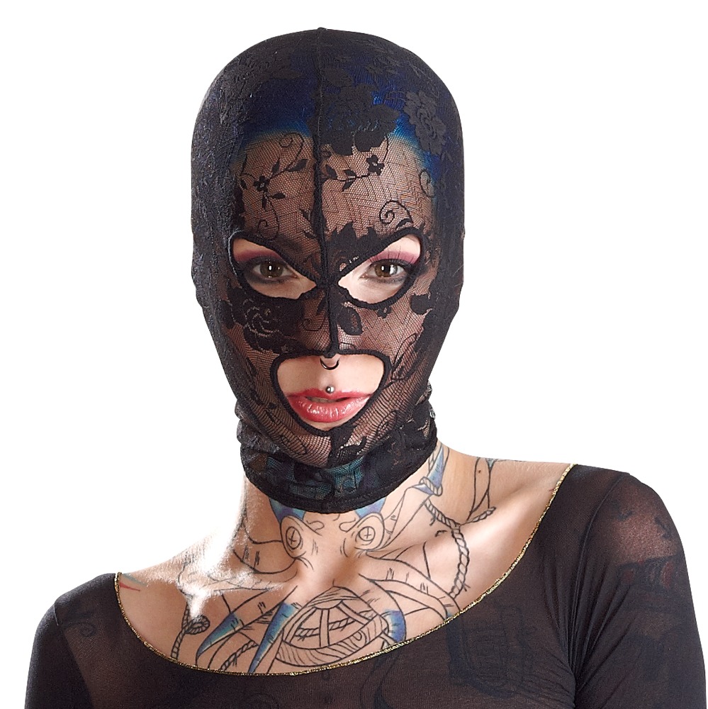 Kopfmaske aus weicher elastischer Spitze Fetisch online kaufen Kopfmaske aus weicher elastischer Spitze Fetisch online kaufen