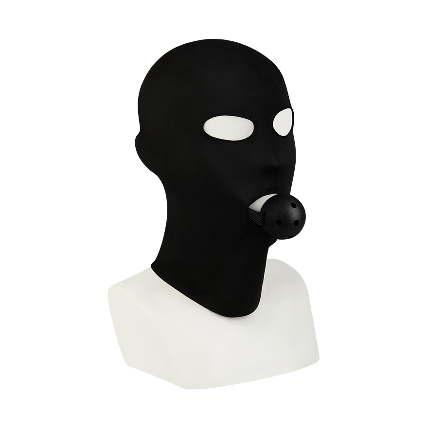 Kopfmaske mit integriertem Mundknebel BDSM online kaufen