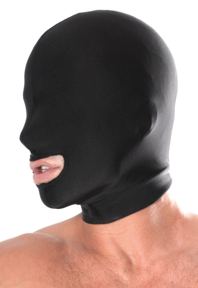 Kopfmaske „Spandex Open Mouth Hood“, mit Mundaussparung Dessous online kaufen