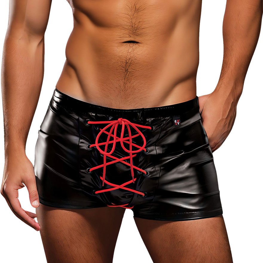 Lace-Up Wetlook Trunks Dessous online kaufen Lace-Up Wetlook Trunks Dessous online kaufen