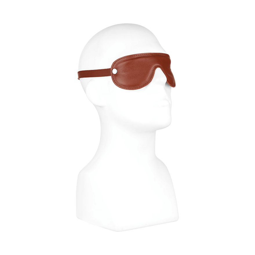 Leder-Maske mit weichem Polster BDSM online kaufen