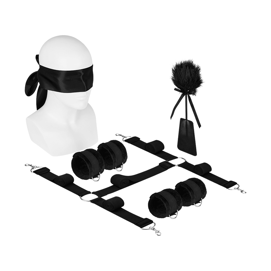 Leidenschaftliches Bett-Fessel-Set, 7 Teile Dessous online kaufen