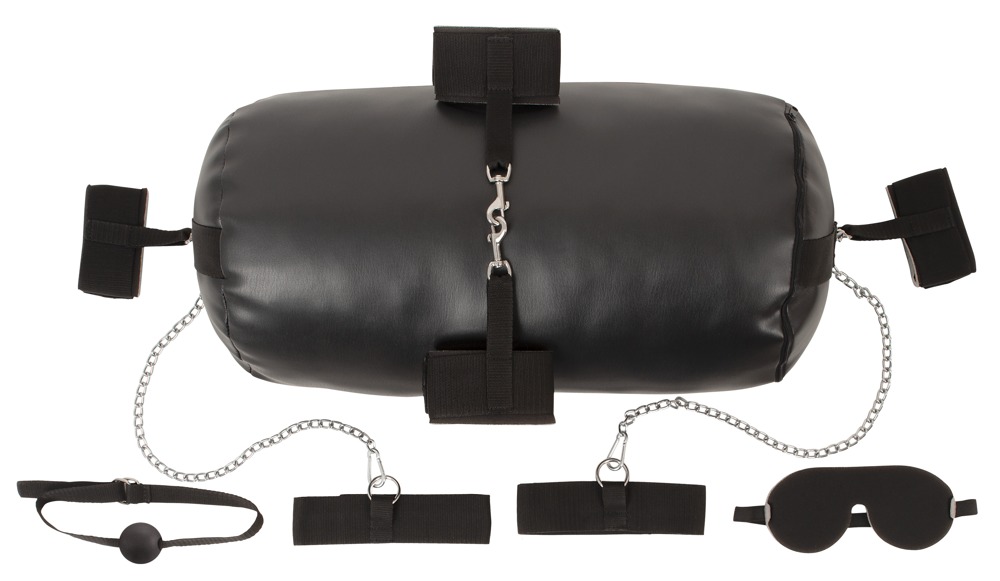 Liebeskissen „Bondage Barrel“ mit 6 Fesseln, Knebel & Augenmaske Sex-Spielzeuge online kaufen Liebeskissen „Bondage Barrel“ mit 6 Fesseln, Knebel & Augenmaske Sex-Spielzeuge online kaufen